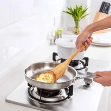 32 см с длинной ручкой бамбуковая кухонная лопатка шпатель Тернер для антипригарной кухонная посуда кухонный токарный станок