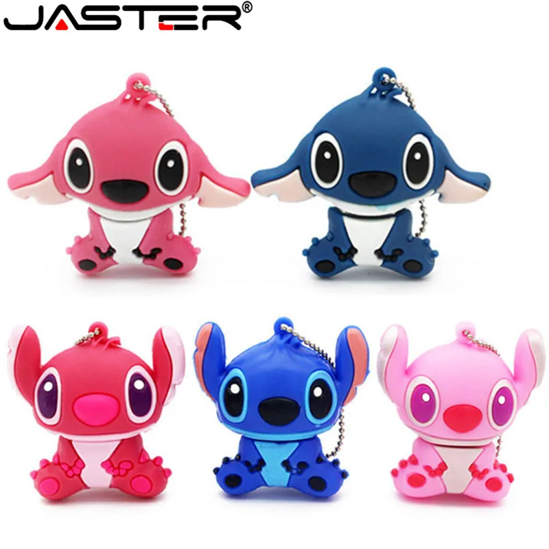 Jaster lovely мультфильм Лило и Стежка USB флеш накопители 64 ГБ 32 16 8 4 накопитель флешки в