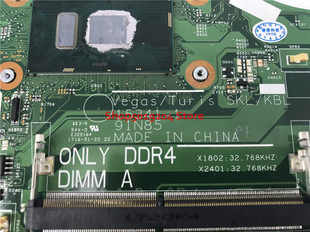 Материнская плата для ноутбука DELL Inspiron 15 3567 3467 материнская с SR2ZW CN 0RY2Y1 cpu 15341 1 91N85