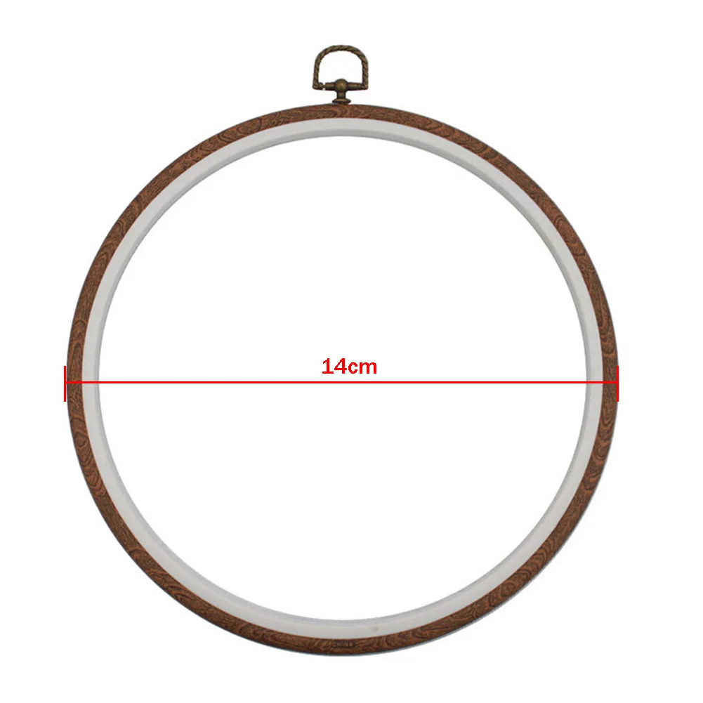 8 размеров деревянная пластиковая рамка для вышивки кольцо-обруч Круг круглая петля для устройство для вышивки крестом ручные DIY Инструменты для шитья