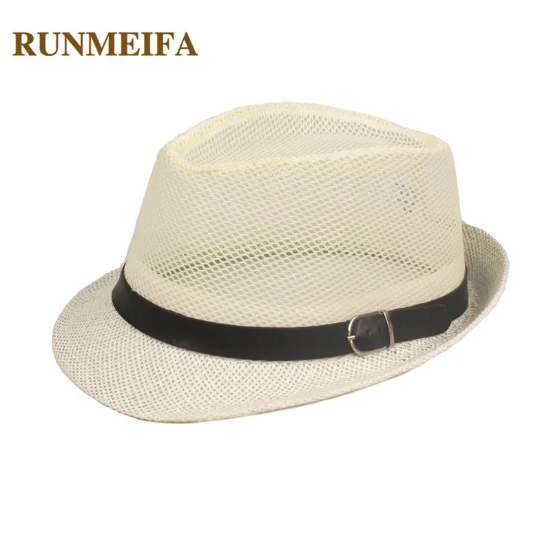 

Men/women 2018 New Fashion Sun cap Dad Hat Shade Adjustable Breathable Summer Beach Straw Hats Wides Brims Male Jzaa Vistor