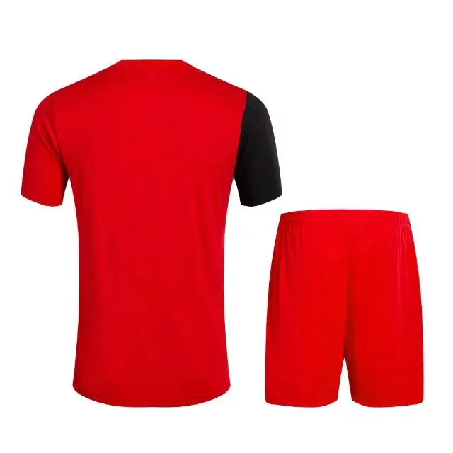 Для мужчин быстрый сухой Спортивная футболка взрослых футбол сумка дышащий Бег полосатый Футбол Джерси