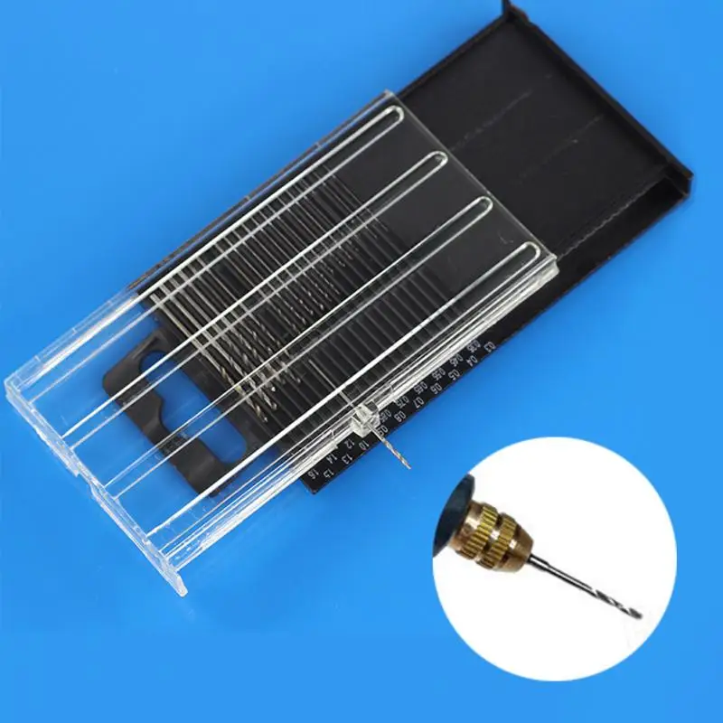 20pcs Mini Hand Drill Set with Chuck Straight Shank Twist Drill Bits Set Drilling Tool Replaced Heads for Furniture Maintenance 20pcs Mini Hand Drill Set with Chuck Straight Shank Twist Drill Bits Set Drilling Tool Replaced Heads for Furniture Maintenance