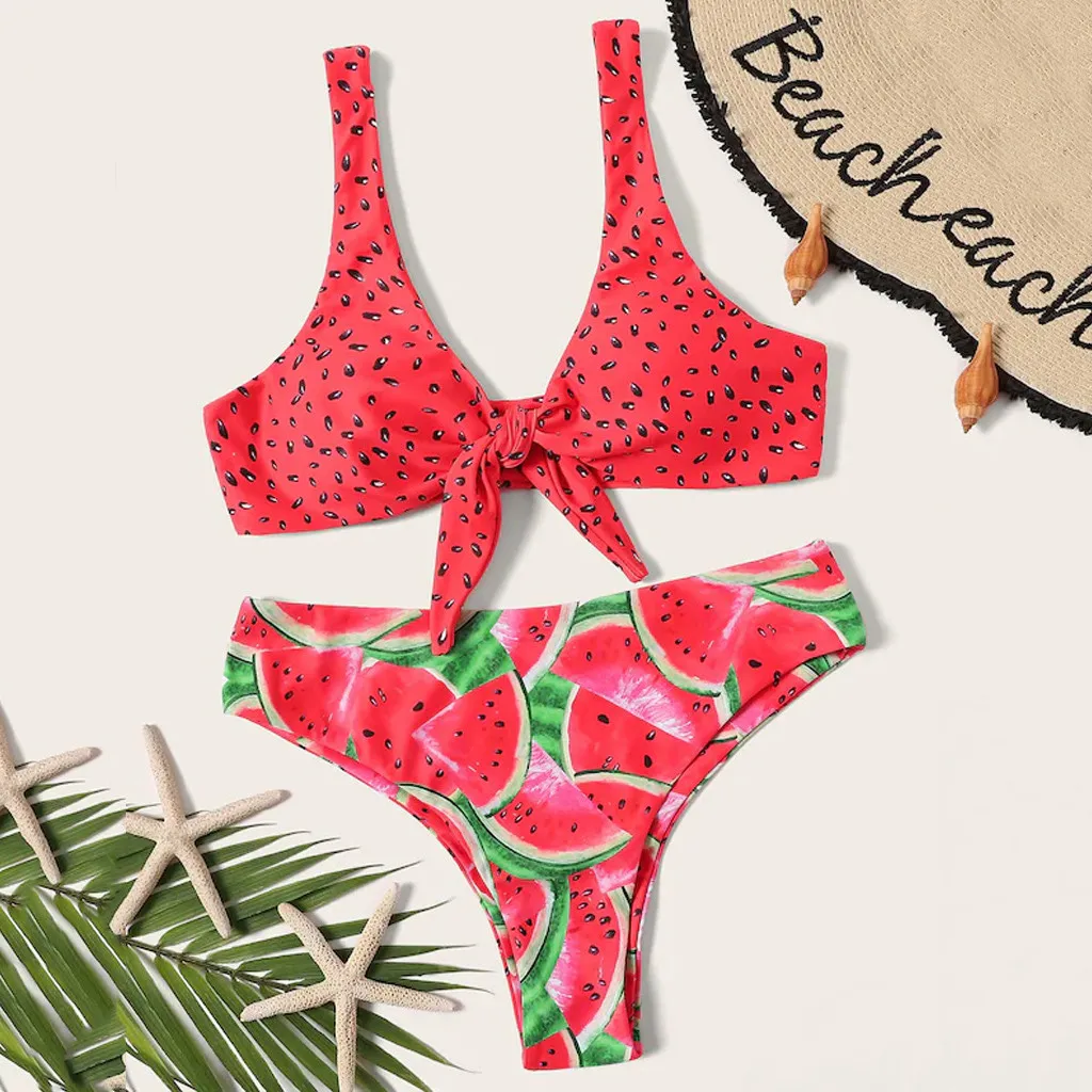 

Women's Swimming Suit Sexy Bikini Swimsuit Women Print Push-Up Padded Bra Beach Bikini Set Swimsuit Beachwear Swimwear