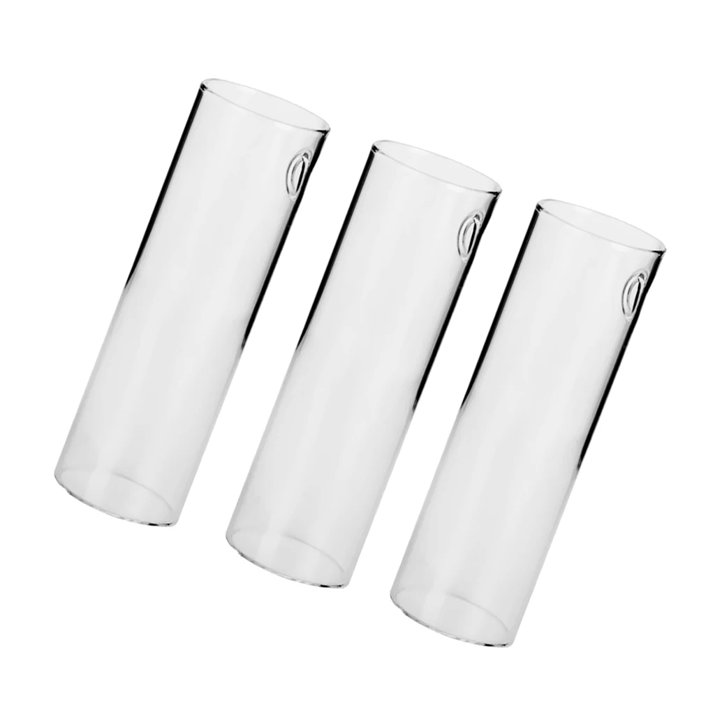 3 Pieces Hanging Glass Vase Plants Flowers Hydroponic Bottle Decor Cylinder 15cm