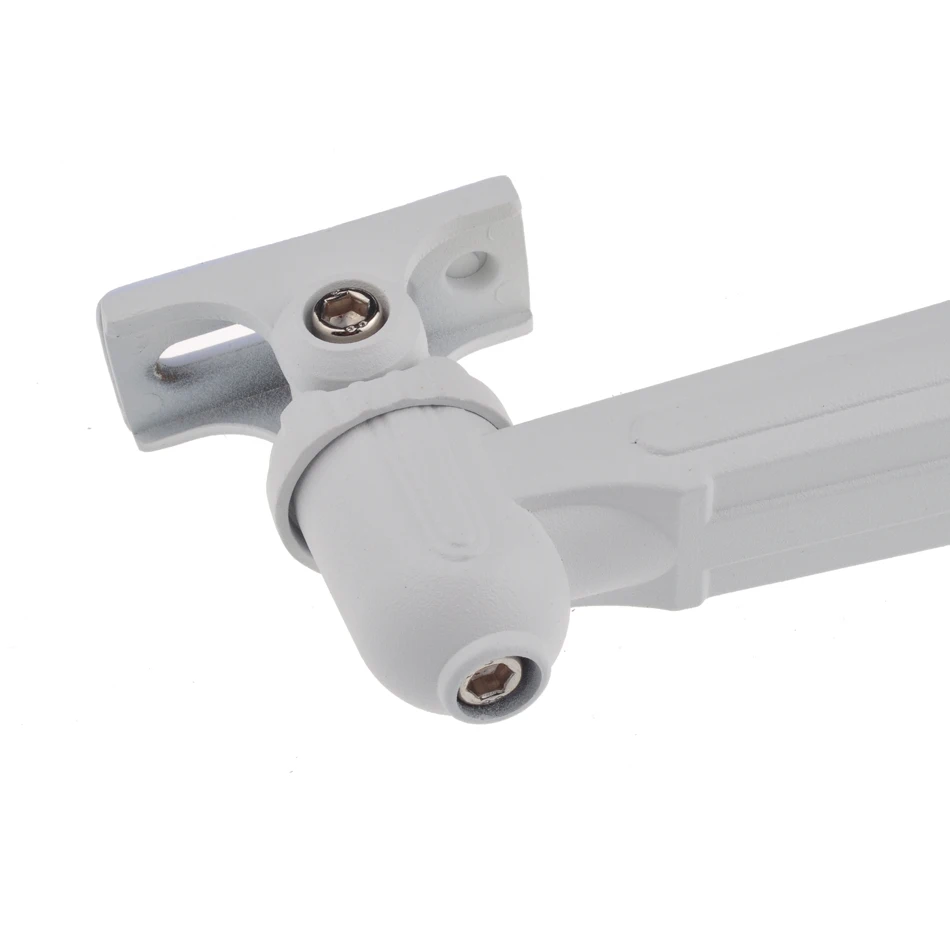 White Aluminum Metal CCTV Camera Bracket Indoor Outdoor Wall Mount Stand Brackets for Bullet IP AHD Camera System Accessories 2