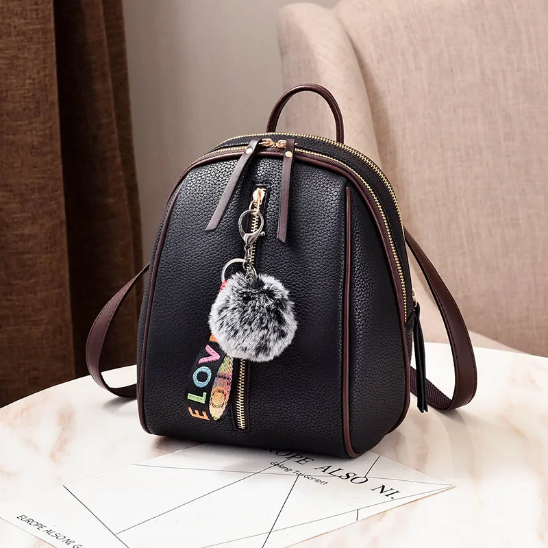 

Women Backpack High Quality PU Leather School Bag Women Backpacks Girls Teenagers Interior Compartment Computer Interlayer 2019