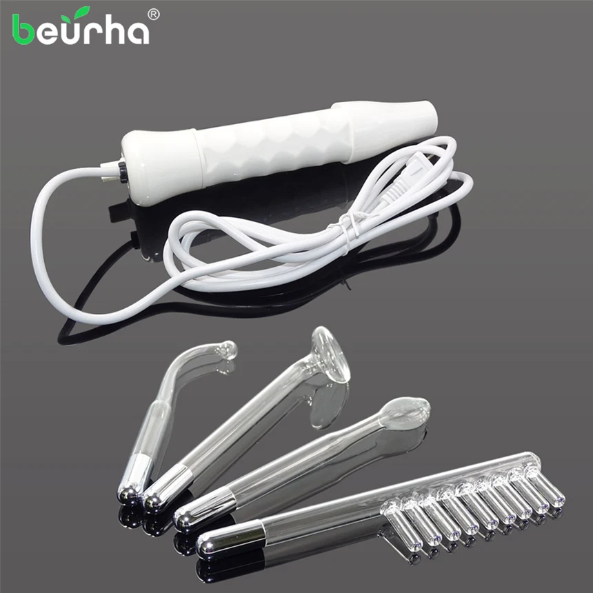 

Portable Handheld High Frequency Facial Machine - Acne, Anti-inflammatory, Skin Tightening, Wrinkles, Fine Lines With Gift Box