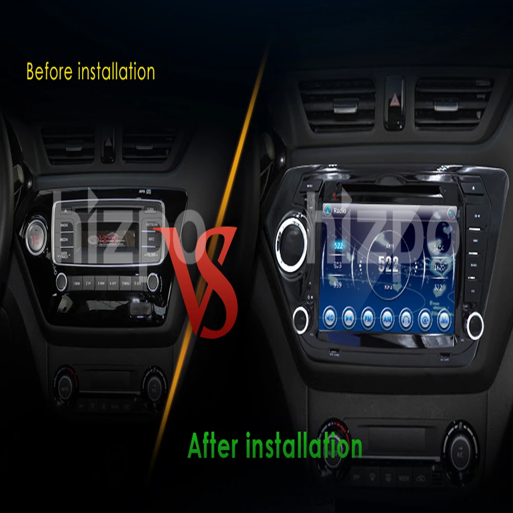 Best 2din car dvd gps navigation 7inch for Kia k2 RIO 2010-2012 car video player gps car multimedia player SWC DTV MirrorLink MAP CAM 1