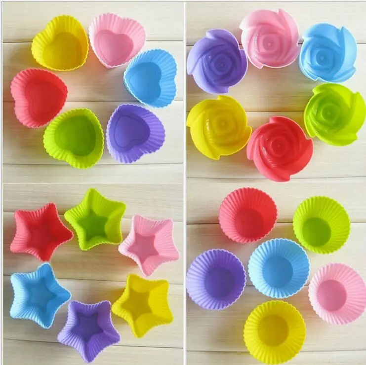 10 шт. силиконовые формы для выпечки|mold tool|molde muffincupcake soap |