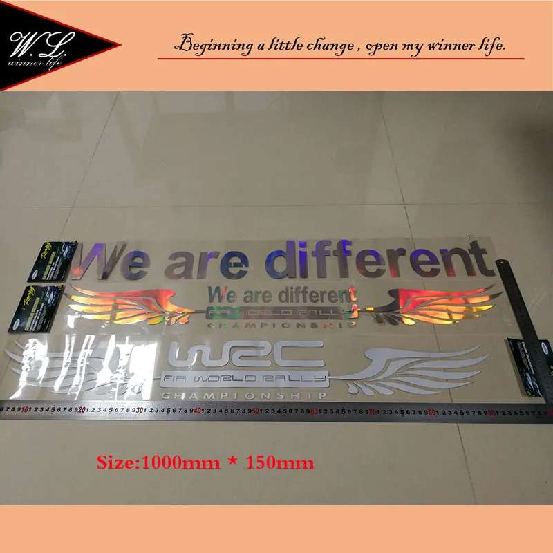 

Car Tape Sticker Reflective Colorful Decals 100*15CM Silver Colorful Reflective Laser 3D Vinyl Car Styling For Ford Mazda SUZUKI