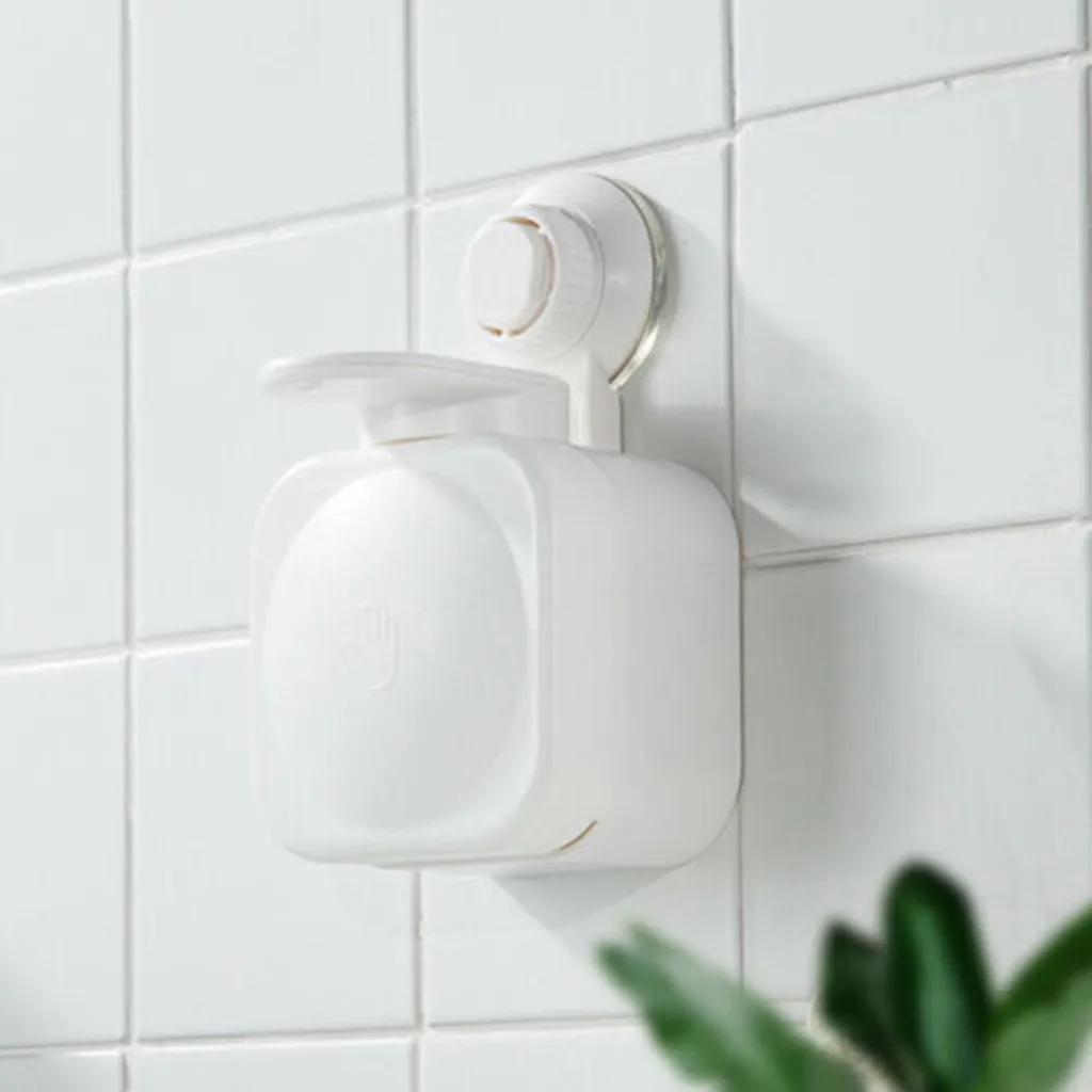 Suction Cup Soap Dispenser Wall Mounted ABS Waterproof Soap Box for Bathroom Soap Dispenser Hand Sanitizer Dispenser Wall #N Suction Cup Soap Dispenser Wall Mounted ABS Waterproof Soap Box for Bathroom Soap Dispenser Hand Sanitizer Dispenser Wall #N