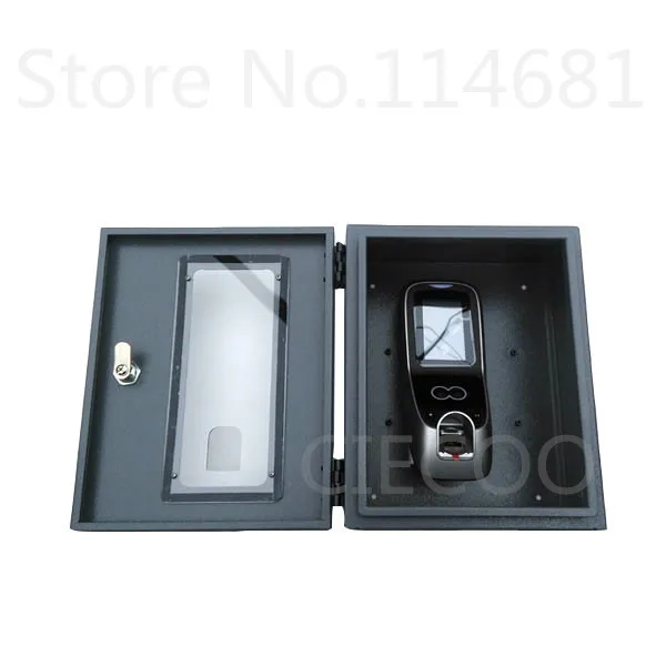 High quality metal protect box with key  Multibio700 /iface7 face access control protect cover no include device