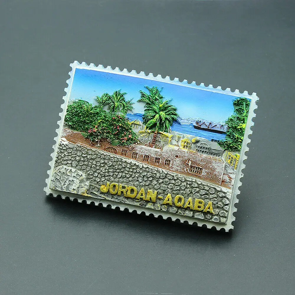 

Jordan AQABA Tourist Travel Souvenir 3D Resin Refrigerator Fridge Magnet Craft GIFT IDEA