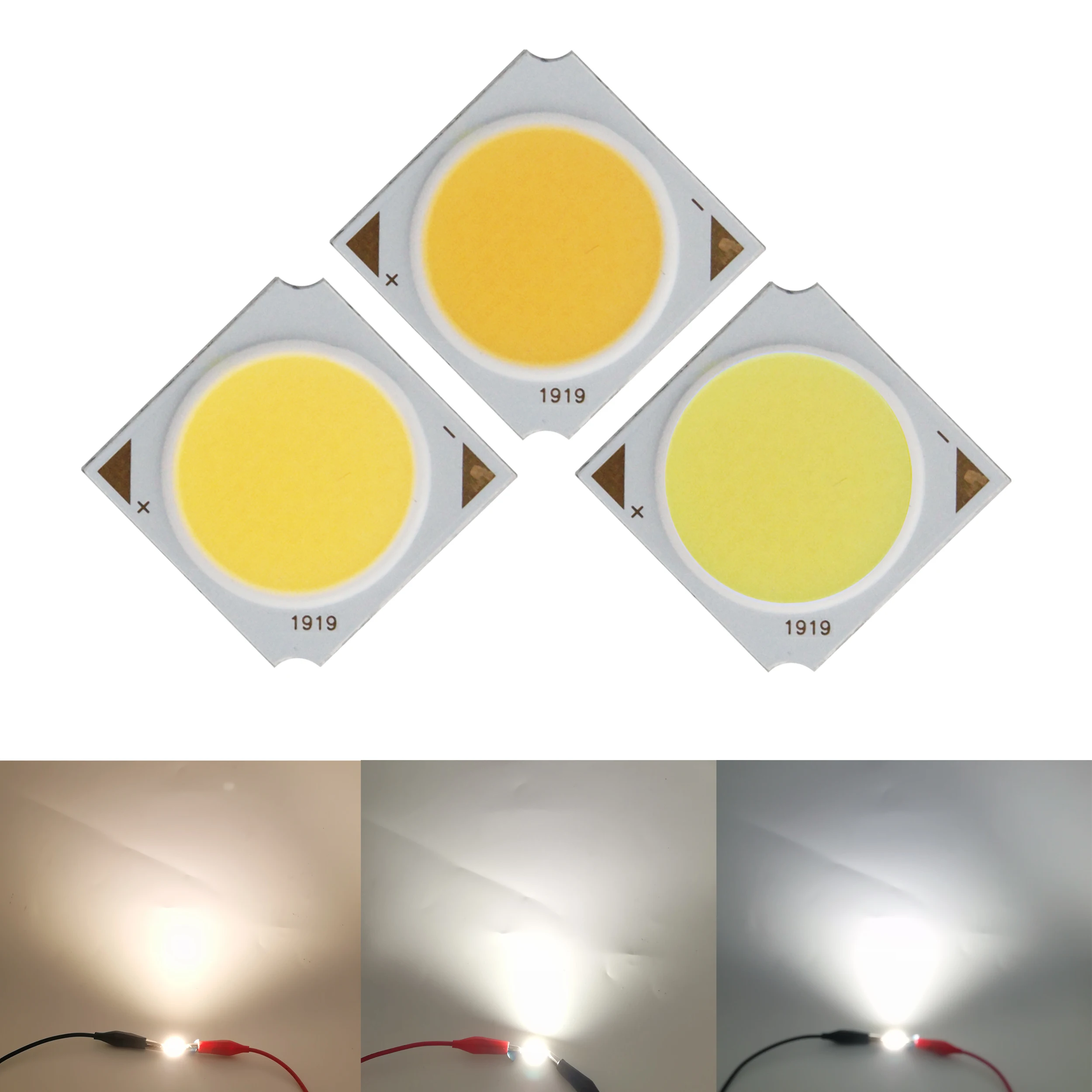 

Factory Sale 19mm Square Aluminum Board LED COB Strip Epistar Chip Light Source Module 10W 15W 20W 30W for Bulb Lamp