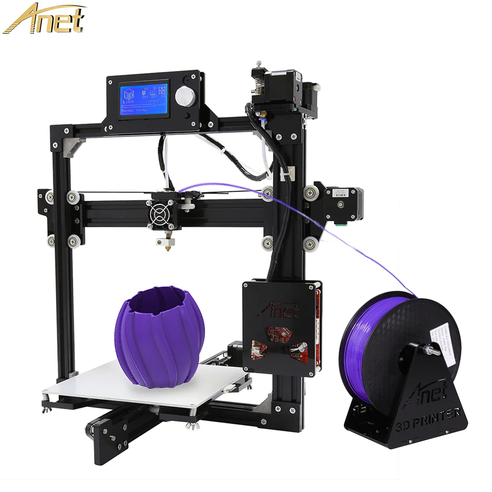 

Anet A2 3D Printer Prusa i3 Large Printing Size DIY 3D Printer Kit with Filament+ 8G SD Card+Tools Large Printing Size