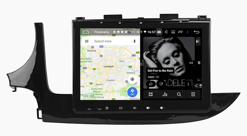 Belsee 10,1 Сенсорный экран Android 9,0 Авто головное устройство автомобиля Радио стерео Мультимедиа плеер для Opel Опель МОККА X