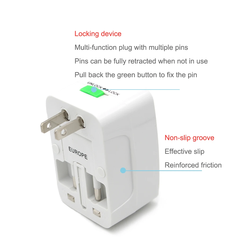 Common 250V 10A Universal EU UK AU US  AC Travel Power plug Charger Adapter Abroad Conversion Adaptor Socket Global Plug (11)