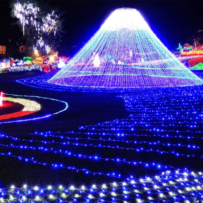 ECLH Christmas Lights 10M 20M 30M 50M 100M Led String 8 Function Christmas Lights 8 Colors For Wedding Party Holiday Lights ECLH Christmas Lights 10M 20M 30M 50M 100M Led String 8 Function Christmas Lights 8 Colors For Wedding Party Holiday Lights