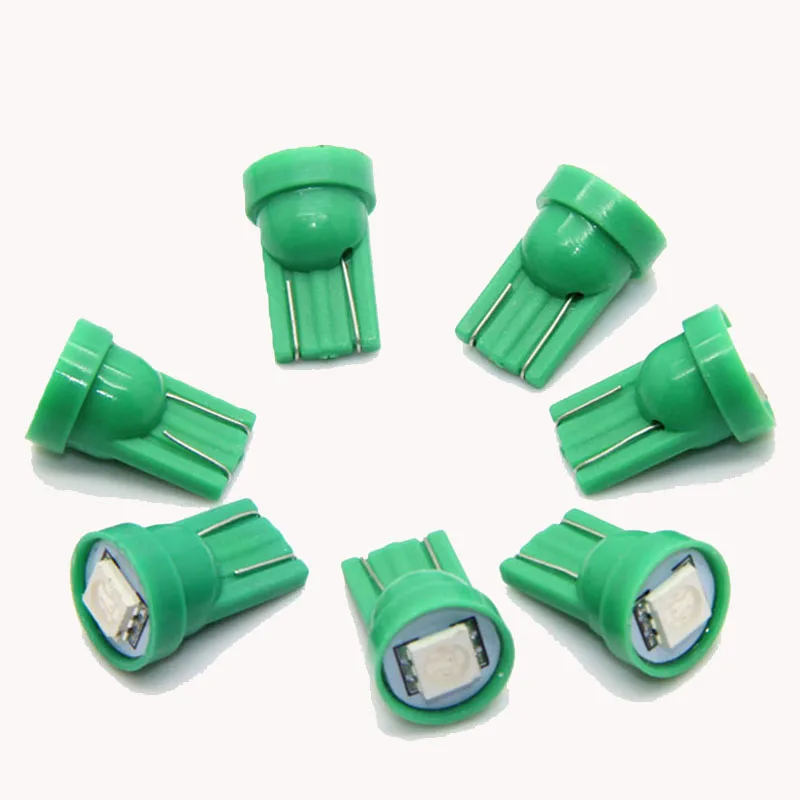 50 шт цветные T10 5050 1SMD 1 LED 194 168 W5W Автомобильные Боковые клиновидные задние лампы