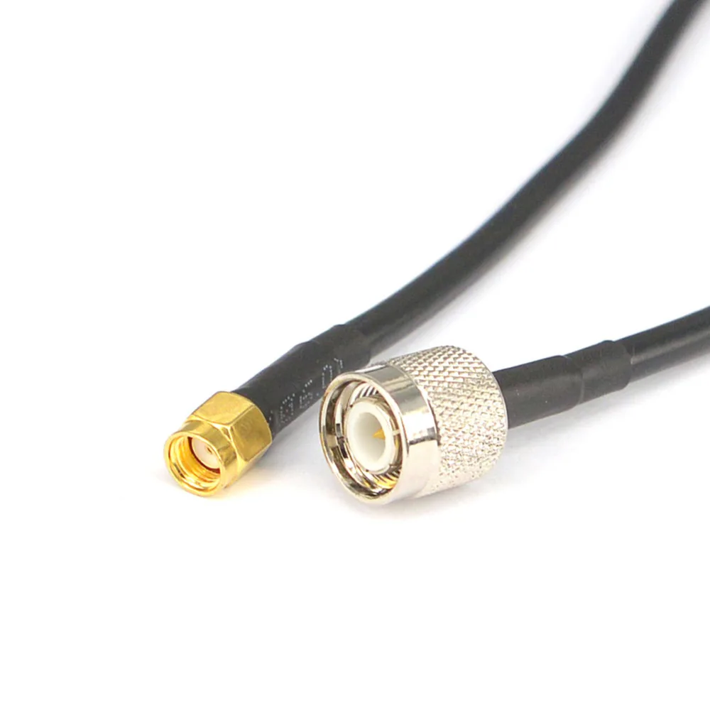 10 Pcs RF Coax RP SMA Male to TNC Male RG58 Low Loss Cable High Temperature Coaxial Ultra