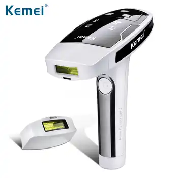 Kemei Lady Hair Removal Machine Photon Permanent Painless Laser Epilator Body Epilator Bikini Trimmer Electric Shaver KM-6812 - Category 🛒 Home Appliances