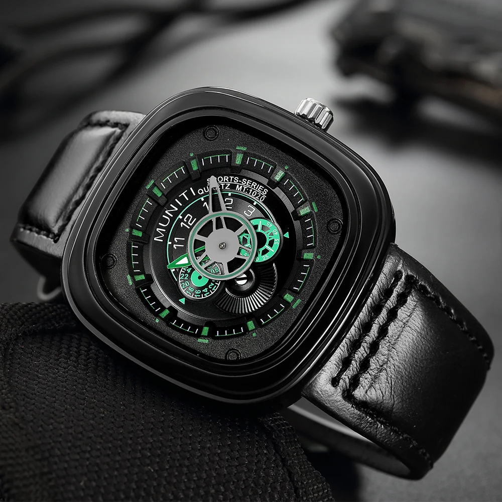 

Relogio Masculino 2018 New Mens Watches Leather Strap Top Brand Luxury Fashion Quartz Silver Watch Men