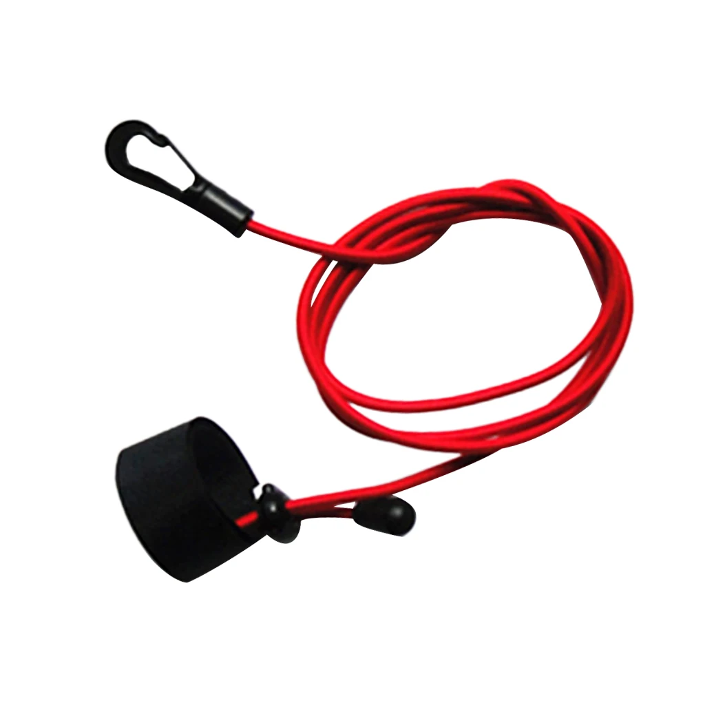 2Pcs Durable Bungee Cord Fishing Rod/ Kayak Paddle Leash with Snap Hook for Marine Inflatable Fishing Kayak Accessories