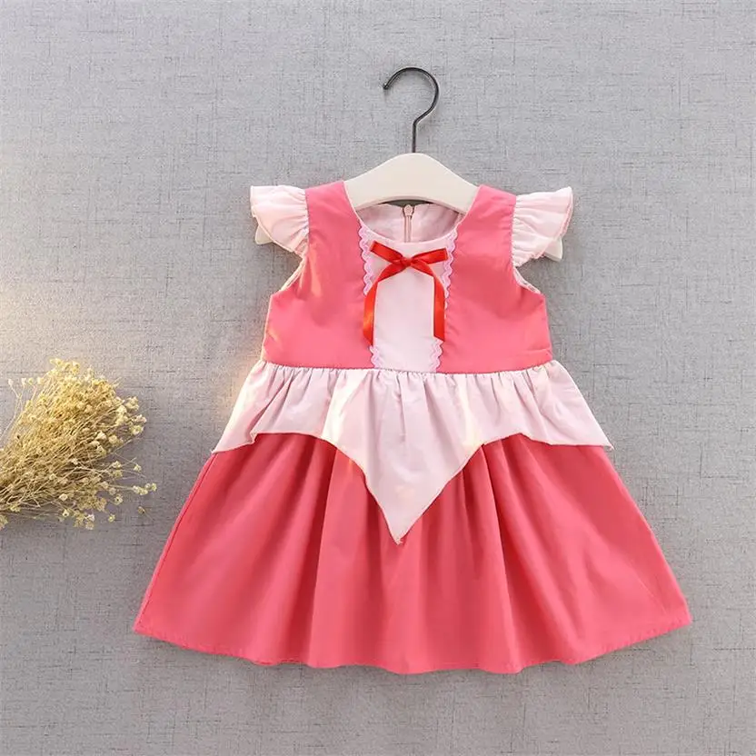 94-21-Cartoon Kids Princess Dresses for Girl