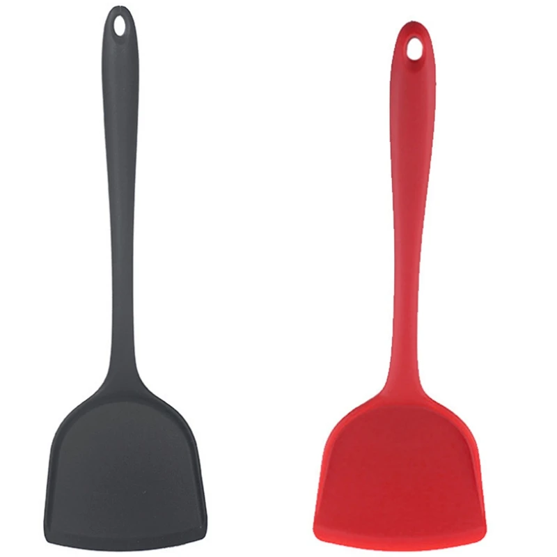  IALJ Top 1 Pc Non-Stick Spatula Silicone Scraper Heat-Resistant Long Handle Silicone Kitchen Cookin