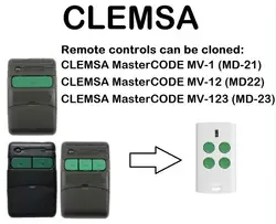 CLEMSA MasterCODE MV-1, MV-12, MV-123 дубликатор дистанционного управления 433,92 МГц