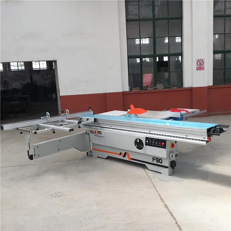 MJ6132 sliding table panel saw 3200mm length table saw machine with tilting 45 degree wood cutting saw