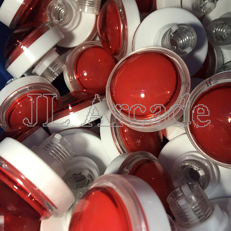 

Good quality LED Light Lamp 60MM Big Dome Round Arcade Video Game Player Push Button Switch with switch leds