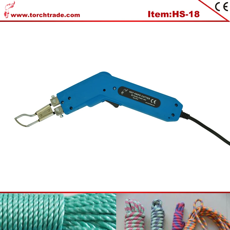 Torch Brand 100W Handheld Belt Pipe Hot Heating Knife Cutter, Industrial Hot Knife Kit with 2