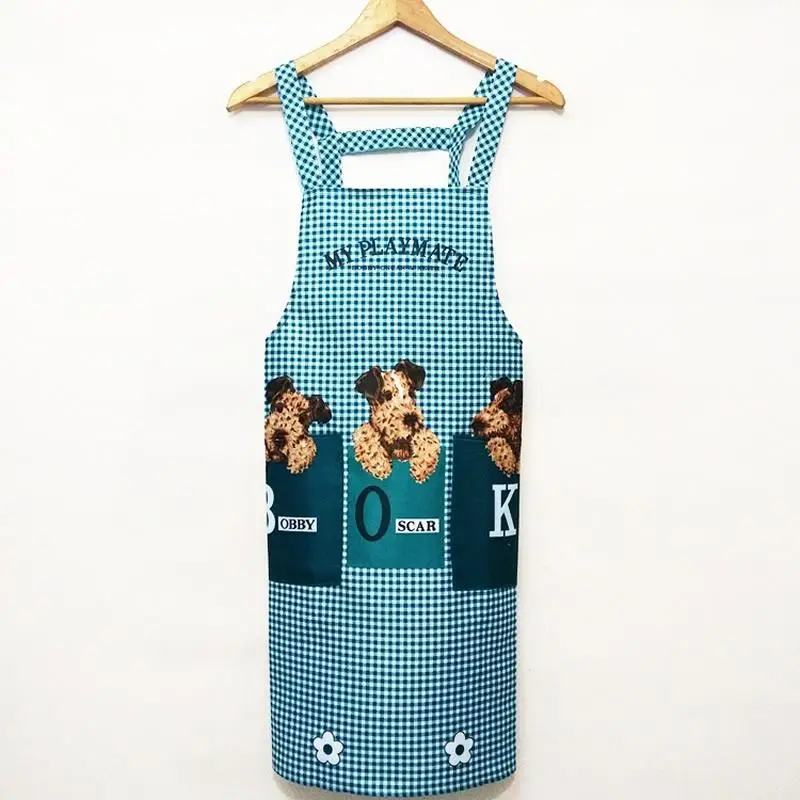 

Cute Animal Antifouling Aprons Interesting Creative Man Woman Cooking Apron Printed Dog Kitchen Aprons For Home Outdoor BBQ