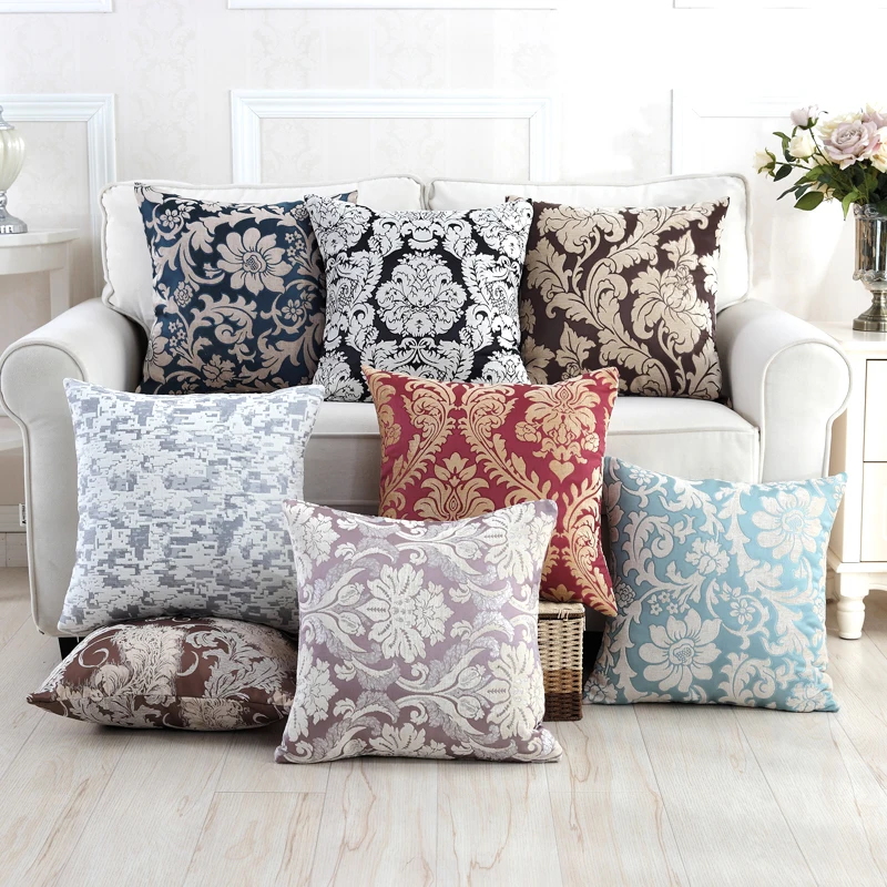 Drop Ship Luxury Jacquard Pillow Cover Nordic Home Decor Cushion Cover Pillow Case /sofa