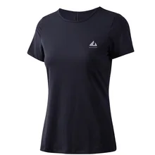 BINAND женский круглый воротник Профессиональная мягкая рубашка для йоги быстросохнущая дышащая тренировочная футболка с коротким рукавом для тренажерного зала и фитнеса спортивные топы