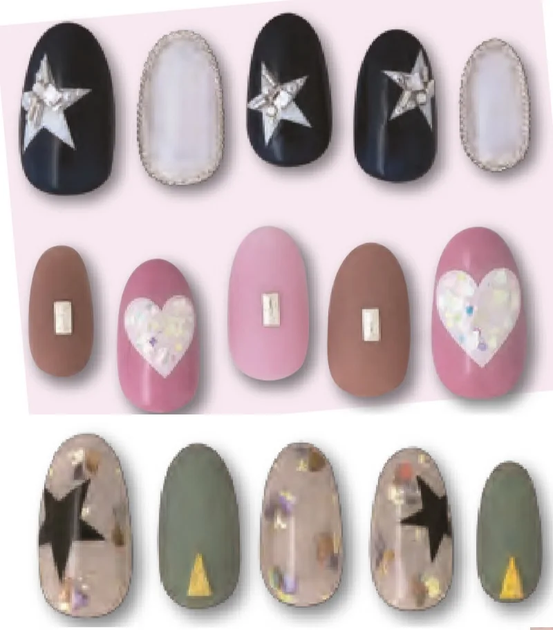 Hanyi серии геометрические сердце HAXX-52-53 стикеры 3D на ногти nail Art переводная наклейка шаблон diy Инструменты для ногтей украшения