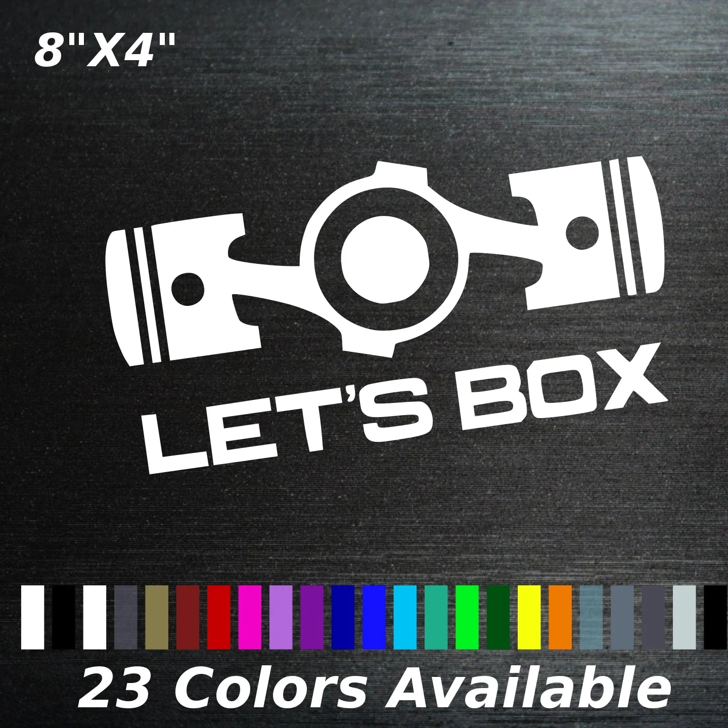 Let наклейка для коробки sticker piston boxer engine frs brz wrx forester 20x10 см | Игрушки и хобби