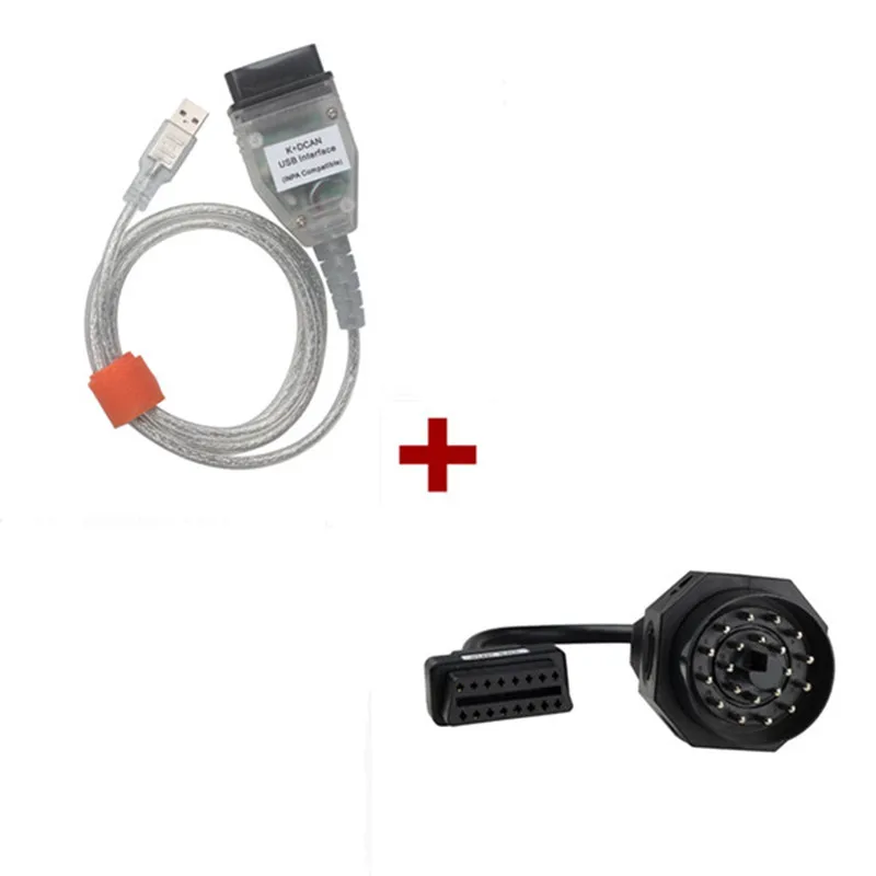 

INPA K+CAN USB Interface Full Diagnostic For BMW INPA/Ediabas OBD & ADS Interface 20pin OBD1 to OBD2 Female Adapter Cable