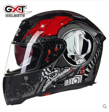 GXT 358 мотоциклетные шлемы для мужчин мотокросса шлем для мотокросса мотоциклетный анфас двойной щит Moto casco - Цвет: 5