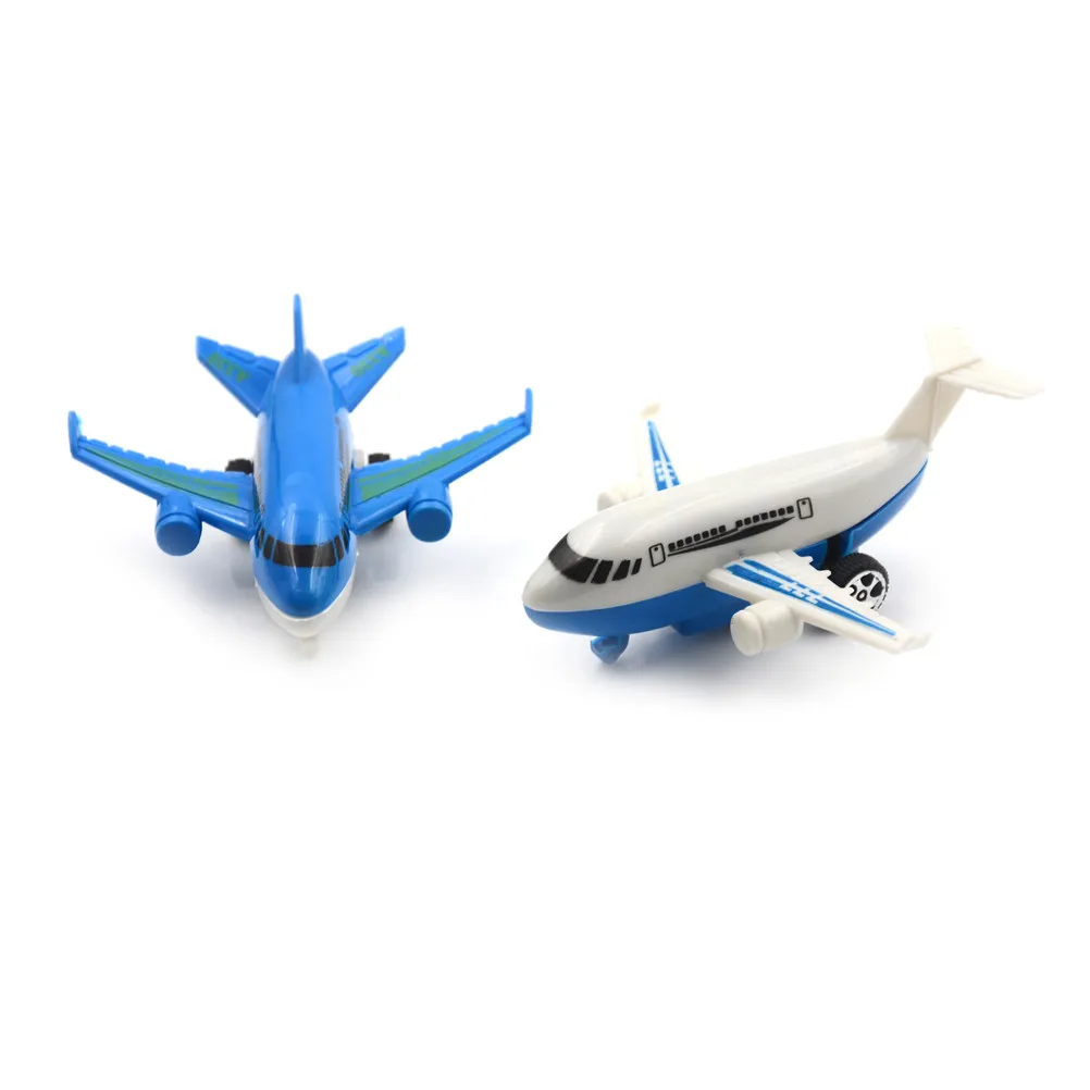 

9cm X 9cmX 3.5cm Plastic Kids Pull Back Plane Passenger Plane Toy Aircraft For Kids Gift Toys High Quality