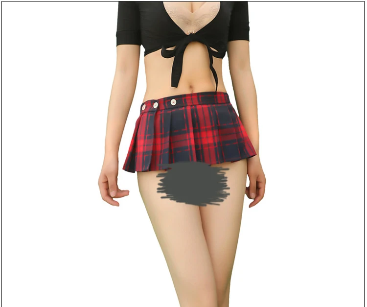 Модная сексуальная Женская мини-юбка в клетку, Сексуальные Короткие плиссированные юбки для школьниц, сексуальная юбка на молнии, Студенческие Костюмы