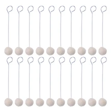 20 шт. искусственная шерсть Daubers кожаный инструмент для красителя Dauber краситель аппликатор с металлической ручкой для поделок