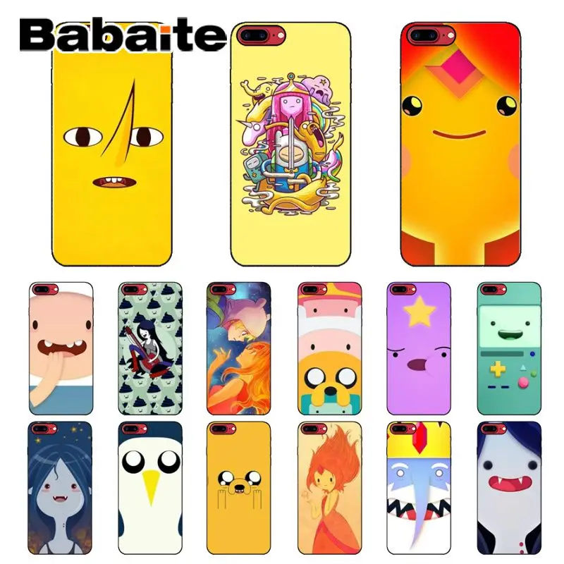 

Babaite Adventure Time Customer High Quality Phone Case for Apple iPhone 8 7 6 6S Plus X XS MAX 5 5S SE XR Cellphones