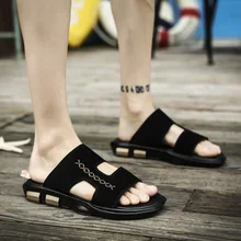 Мужские вьетнамки сандалии Повседневное Мужская обувь модная летняя пляжная обувь флип-флоп тапочки Sapatos Hembre Sapatenis Masculino № 116