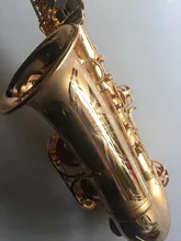 Original Taiwan MUSEADF Alto Saxophone 18k Gold Electrophoresis Instrument Dedicated Brass tube body Saxophone E Flat Saxofone