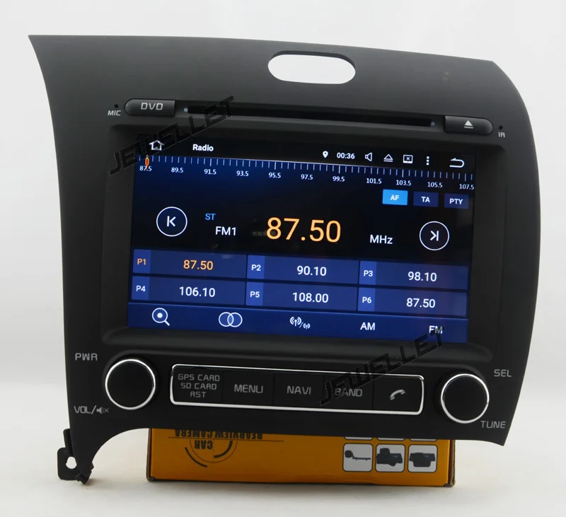 Perfect Quad core 1024*600 HD screen Android 9.0 Car DVD GPS radio Navigation for Kia Cerato forte 2014-2016 with 4G/Wifi DVR OBD 1080P 8