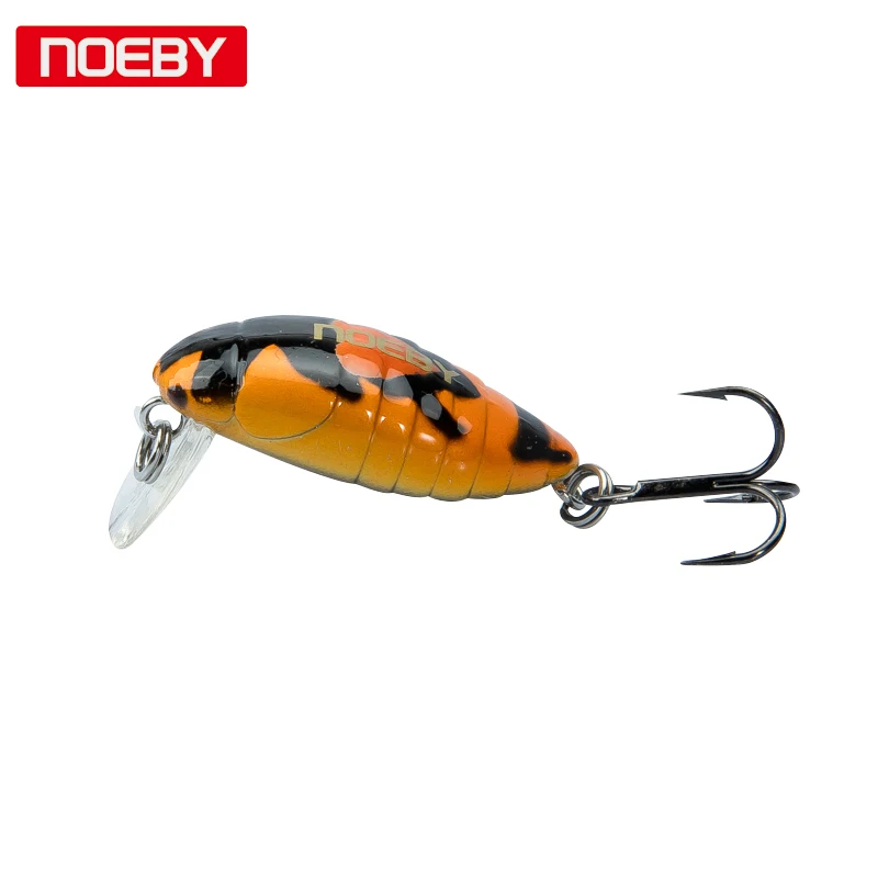 Noeby насекомых приманка жесткая Приманка Тройной Крючок воблер 1 шт. 28 мм/2g