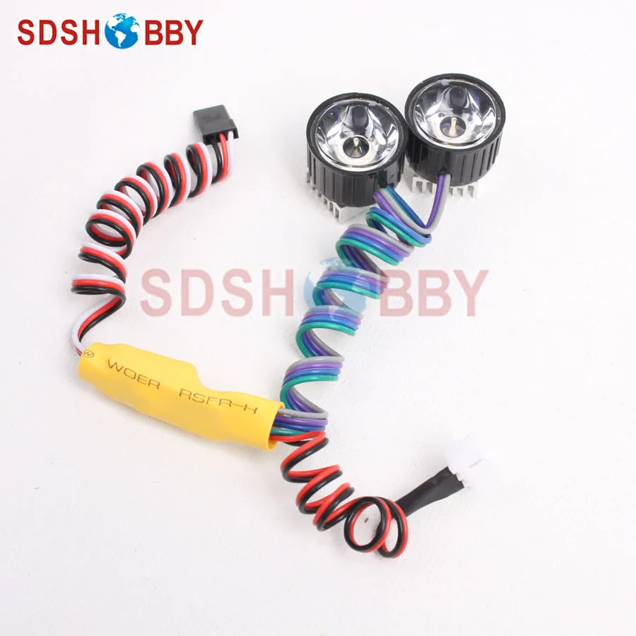 

G.T.Power High Power Headlight System with 2S JST-XH balance ports for RC Airplane/ Car/Boat